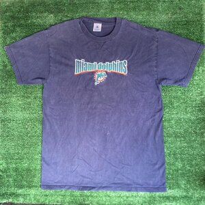 Vintage Y2K Miami Dolphins Shirt NFL Football Logo Tee